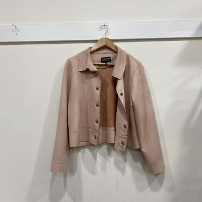Frank Lyman Womens  Size XXL Open Jacket Pink  