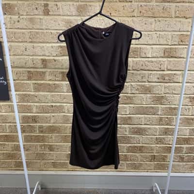 Zara Womens  brown mini dress Size M 