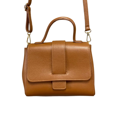 Borse in Pelle Womens Cross Body Bag Brown 