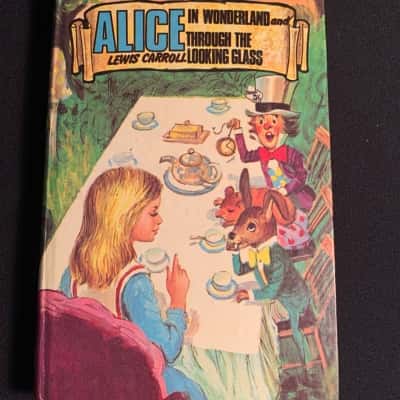 Vintage Alice in Wonderland and Through the Looking Glass by Lewis Carroll