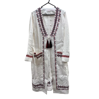 Sass & Bide Beige Linen Coat Size L