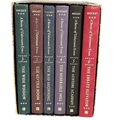 Lemony Snicket- A Series of Unfortunate Events Books 1-6