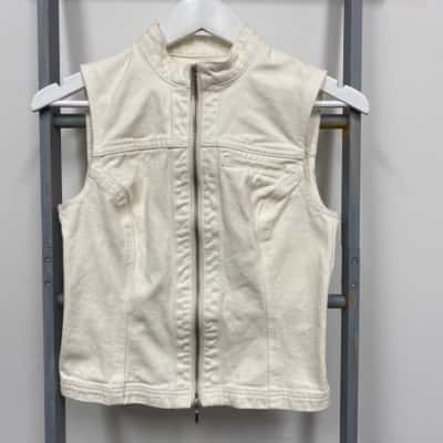 Kookai Vintage Denim Vest - Womens Size 8