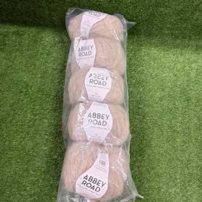 Abbey Road Truely Madly Mohair Blend 50g Yarn Grey x 5 