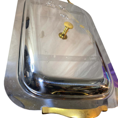 Stainless Steel Serving Tray 43x30x3 cm