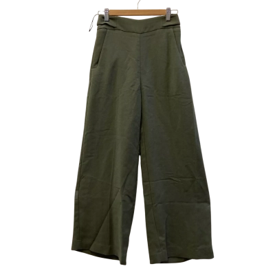*NEW* CUE Women's Size 6/Small Linen Blend Wide Leg Pant - Khaki (RRP $310)
