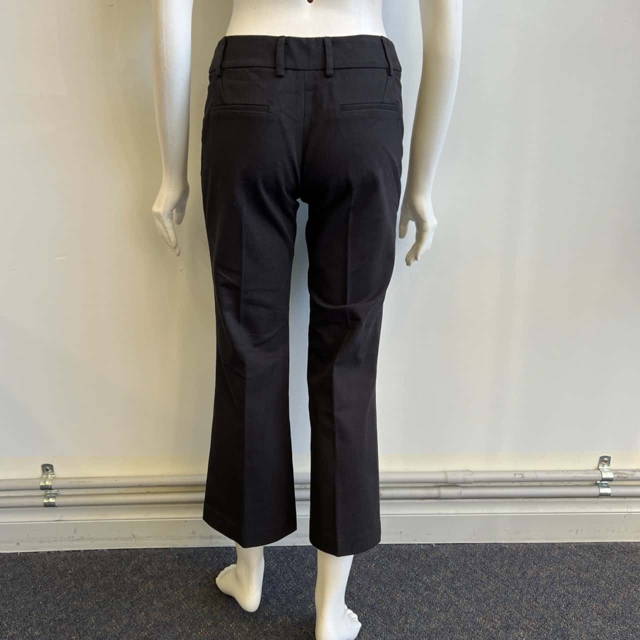 Sportsgirl Womens Size 10 Slim Fit Crop Pant Black (s)