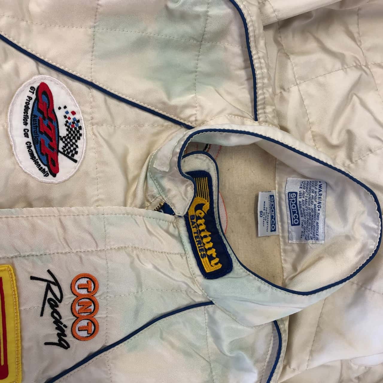 Vintage Car Racing Suit Made in Italy