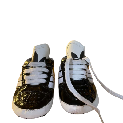 Adidas Kids  Size 0-3m Shoes  Black  