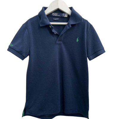 Polo Ralph Lauren Kids  Polo Shirt Size 7 Navy Blue 