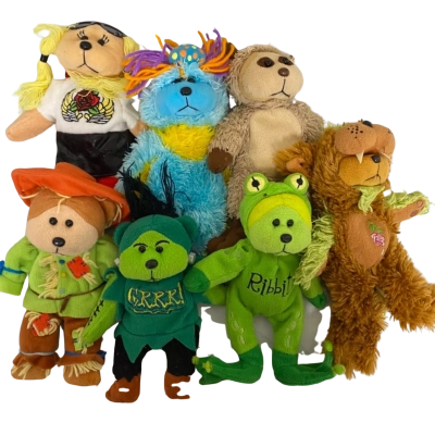 Lot of 7 Beanie Kids