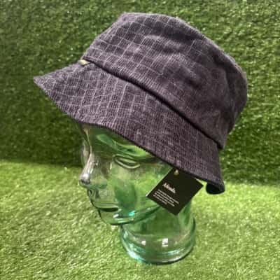 Afends Unisex Black Hemp Corduroy Bucket Hat Size S/M (New)