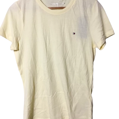 NWT Tommy Hilfiger Womens  Size S T-shirts Yellow 