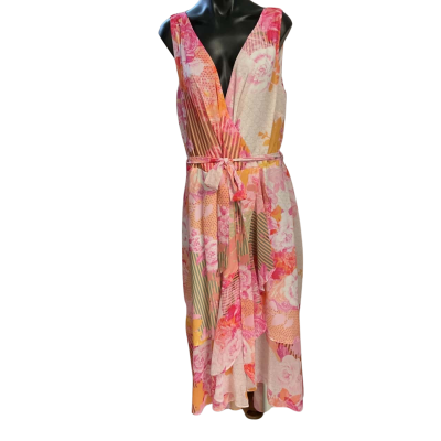 City Chic Womens  Size M Casual Dress Floral / Pink  