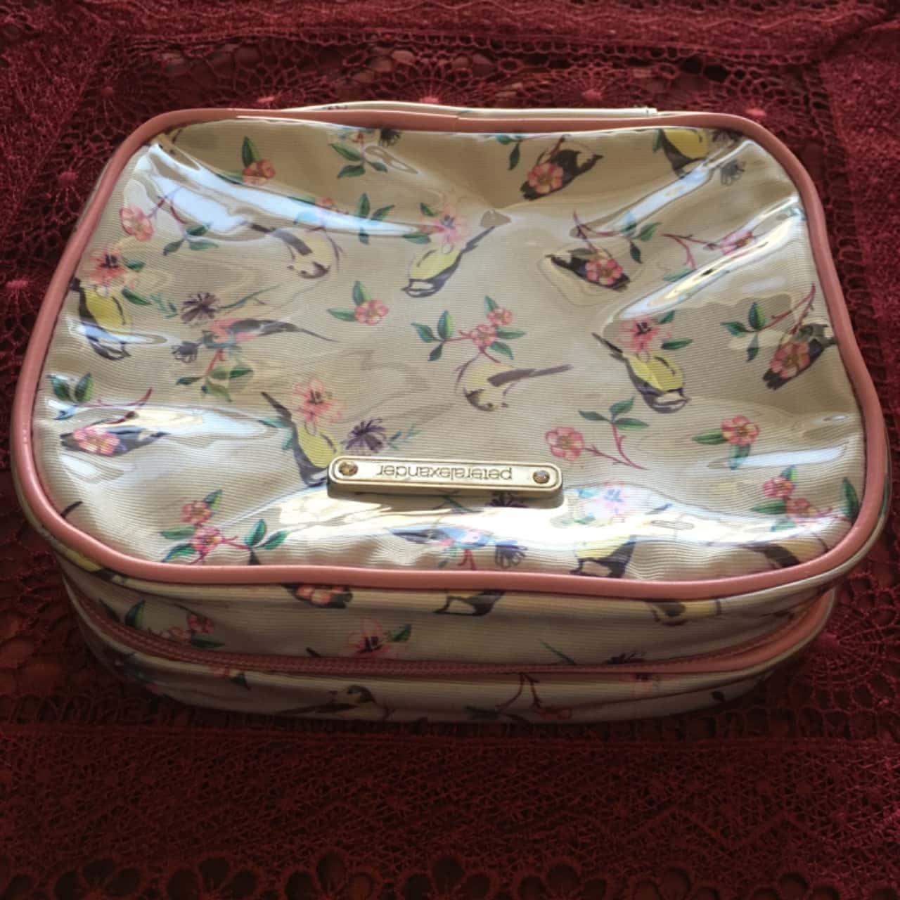 Peter Alexander Womens Pink /White Beauty Case, BNWOT **Happy Mother’s Day**(s)
