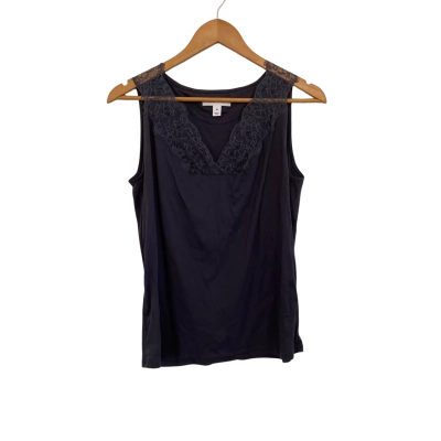 David Jones Womens  Size M Tank Top / V-Neck Top Blue / Grey 