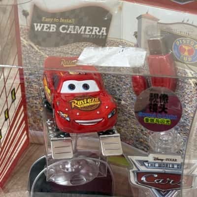 Lightning McQueen figure webcam