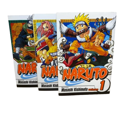 Naruto manga volumes 1-3