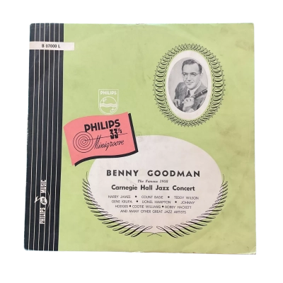 Vintage Benny Goodman Carnegie Hall Jazz Festival Double 12”inch Vinyl LPs