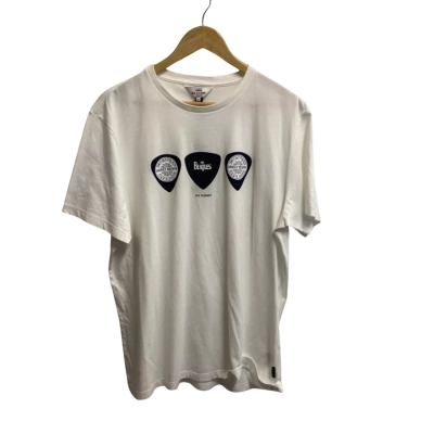 Ben Sherman Mens White Short Sleeve T-shirt   Size XL 