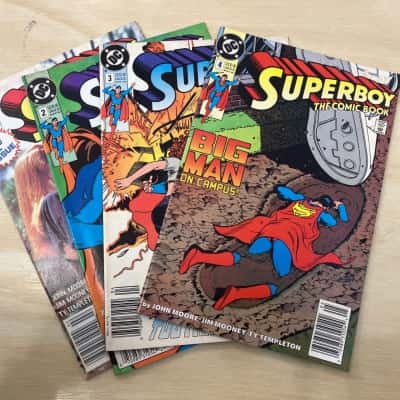 Superboy The Comic Book Set of 4