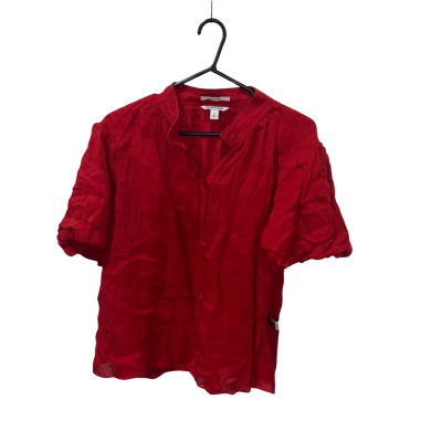 Country Road Red Silk Blend Top Size 10