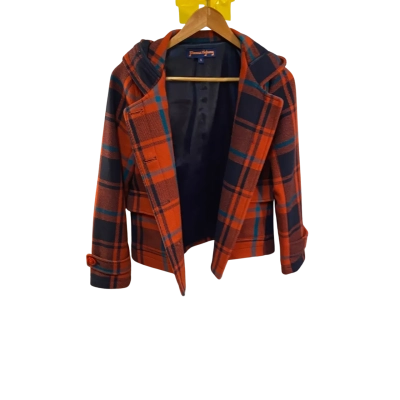 Princess Highway Womens  Size 6 Coat Gingham / Red 