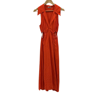 Sheike Womens Size 8 Maxi Dress Orange
