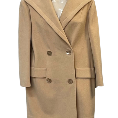  Womens  Size One Size Winter Coat Beige 