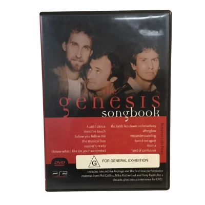 Genesis Songbook DVD 