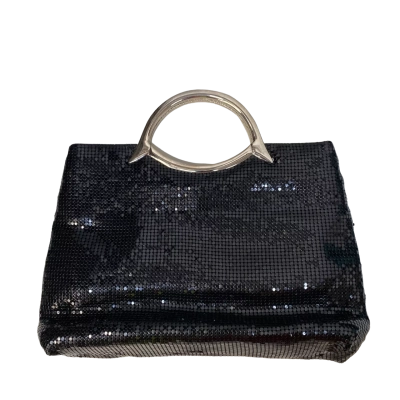 Women’s Jendi Clutch Black  / Silver 