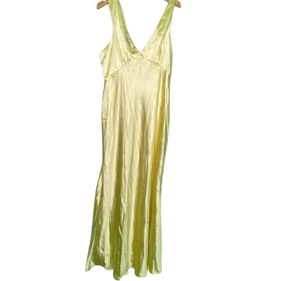 Billy j Womens  Size 14 Maxi Dress Yellow 