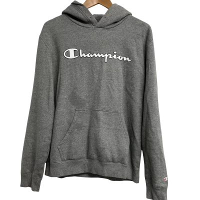 Champion Mens Size L Grey Hoodie 