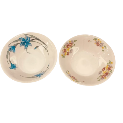 Hankook Ivory Ironstone Serving Bowls x 2