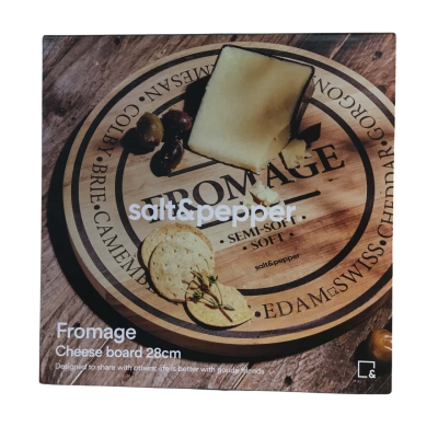BN Salt and Pepper Fromage Cheese Board 28cm