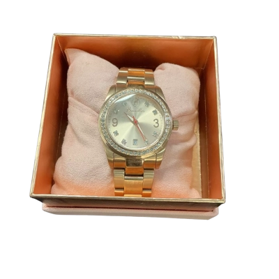  Womens rose gold-plated Bronzallure Milano stainless steel watch 
