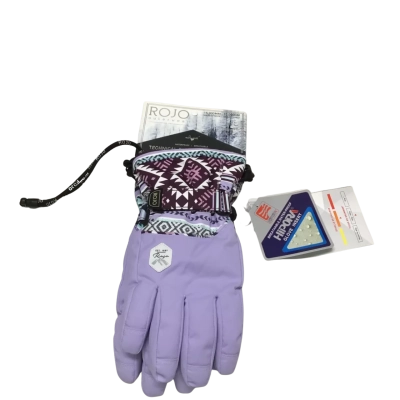 Rojo Size Large Purple & Black Ski Gloves - BNWT - RRP$49.99