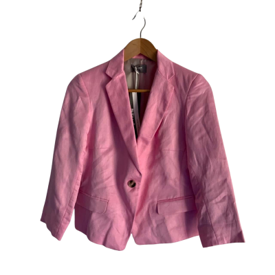   ‘Studio-w’ Womens Size 8 Cropped Jacket Pink  