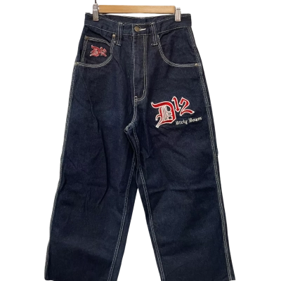 Dirty Dozen Mens  Size 26 Wide Leg Jeans Blue 