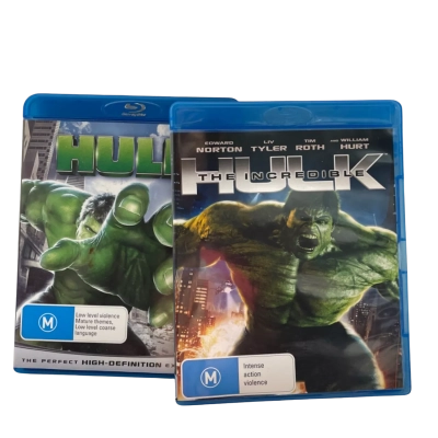 Super Hero “The Hulk” Blu-ray DVDs Disc Set -Rated M
