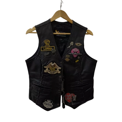  Womens  Size XL Xelement Biker Jacket Black  