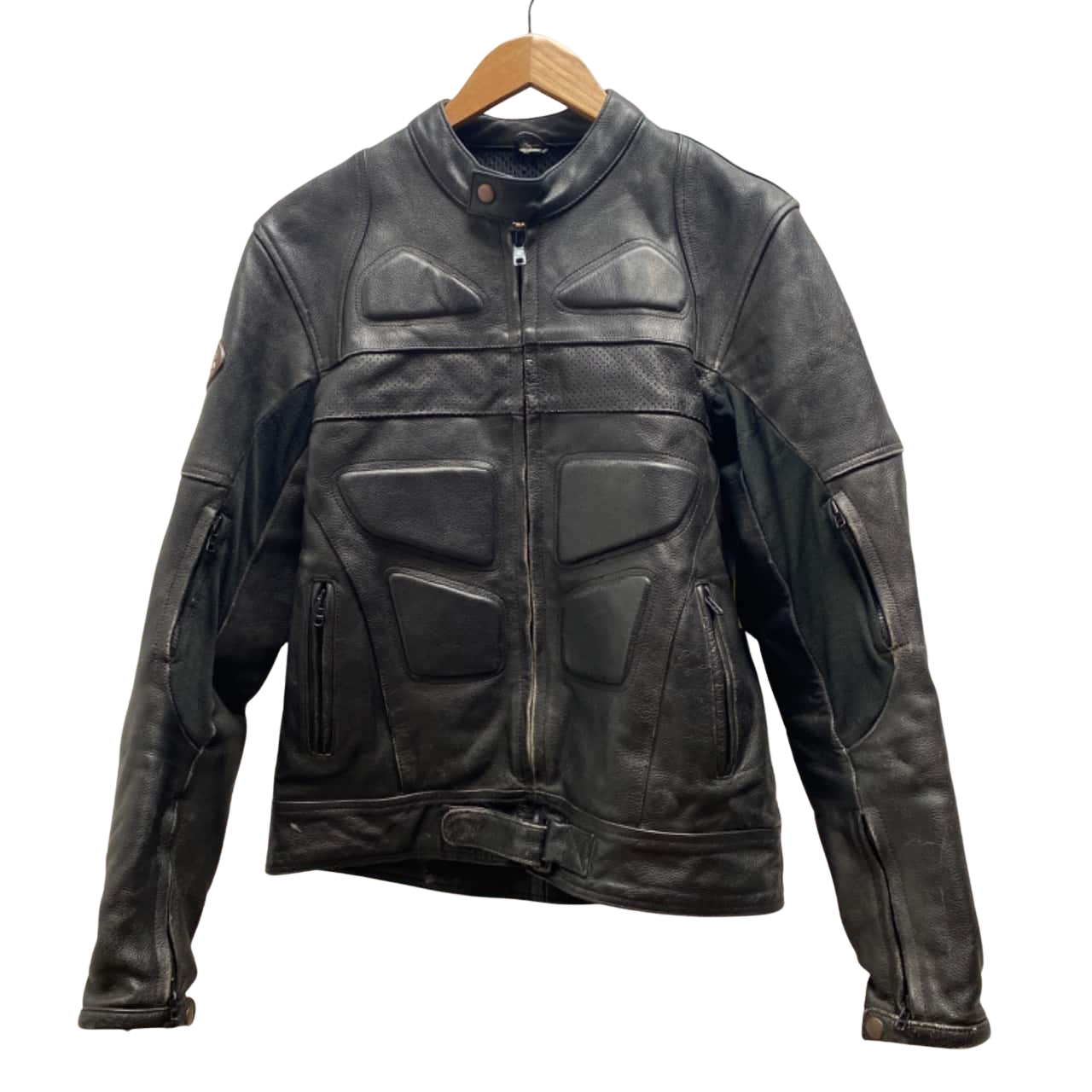Action Wear Mens Black Leather Jacket (s)