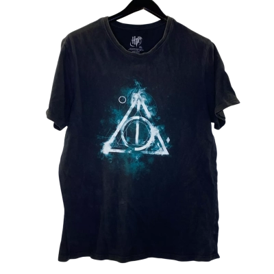 Harry Potter Mens  Size XL Short Sleeve Shirt Black  