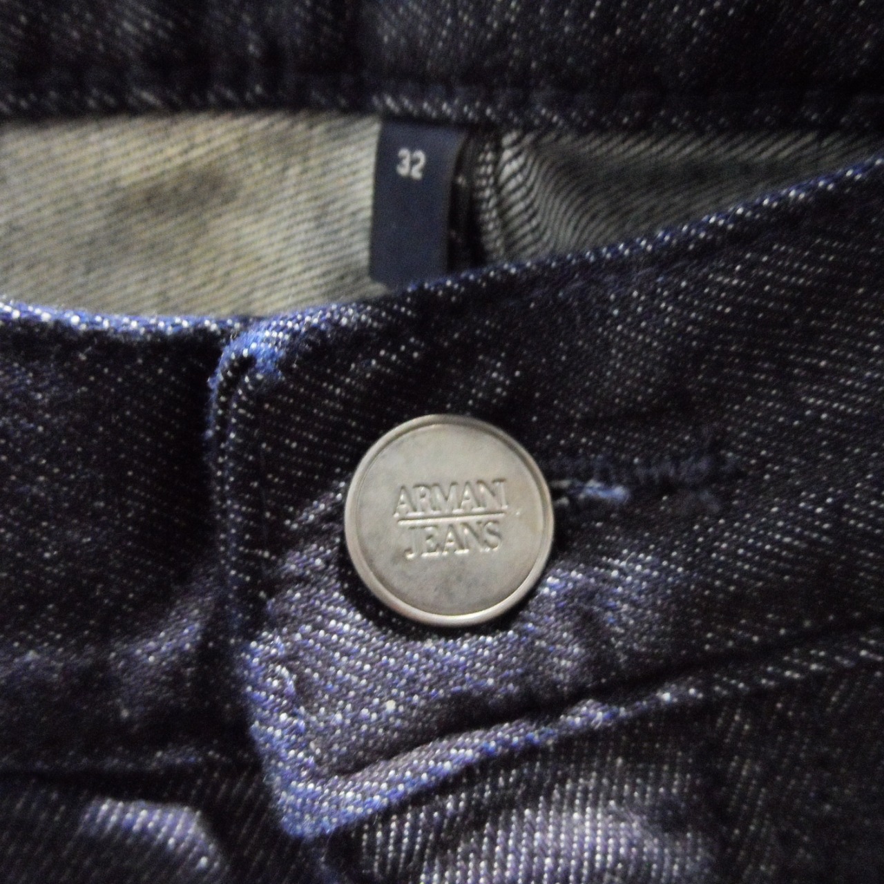 Armani Jeans J28 Mens Size 32 Slim Fit Jeans Indigo Blue New with Tags(s)