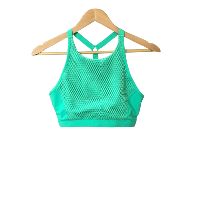 Women’s Size L Turquoise Lorna Jane Activewear Cropped Top