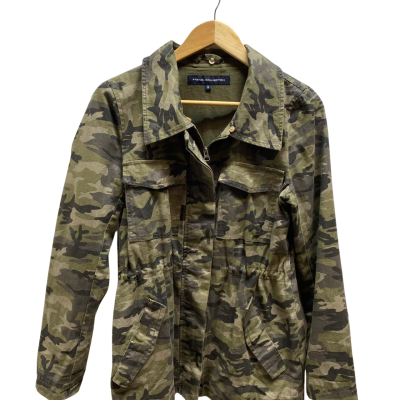 French Connection Womens Size 8 Green Camouflage Jacket