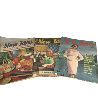 Vintage New Idea Magazines x 3 