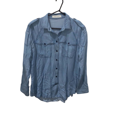 Scanlan Theodore Light Blue Button Up Shirt Size 8