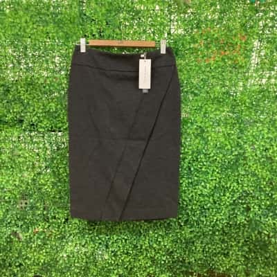 Veronica Maine Womens  Size 8 Pencil Skirt Grey 