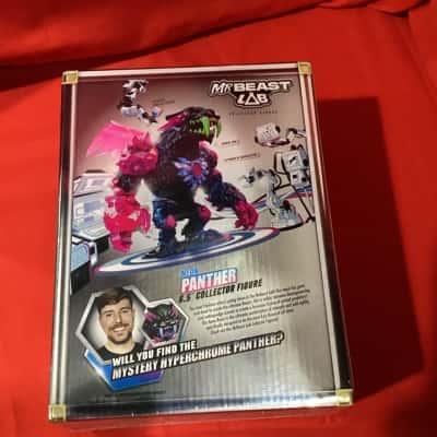 Mr Beast Lab 6.5” Panther Collector Figure, New in Box